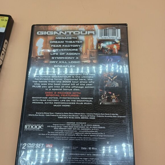 Gigantour (Concert DVD, 2006, 2-Disc Set) Megadeth Dream Theater WORKS - Picture 4 of 6